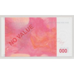 Billet - No value BDF - 2 carrés noir 2