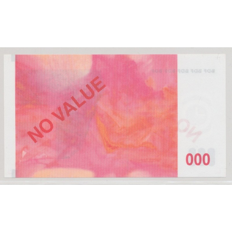 Billet - No value BDF - 2 carrés noir