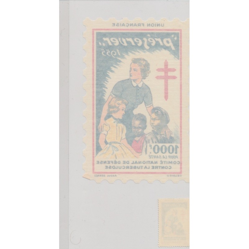 Lot 2 Timbres - préserver 1955 - Petit et grand format