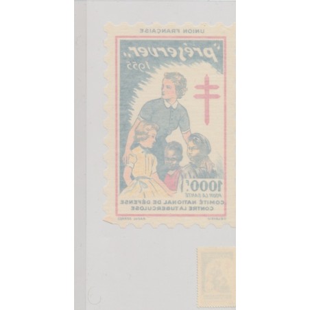 Lot 2 Timbres - préserver 1955 - Petit et grand format