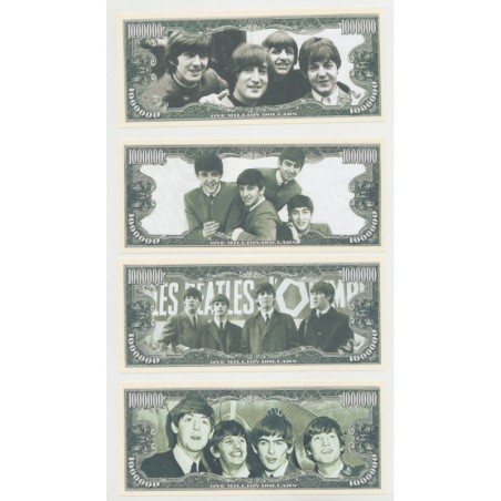 Billet Fantaisie - Série 4 Billets BEATLES