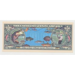 Billet Fantaisie - Pêche - 1 million dollar 2
