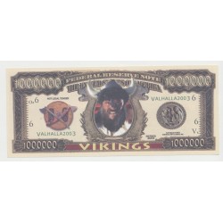 Billet Fantaisie - VIKINGS - 1 million dollar