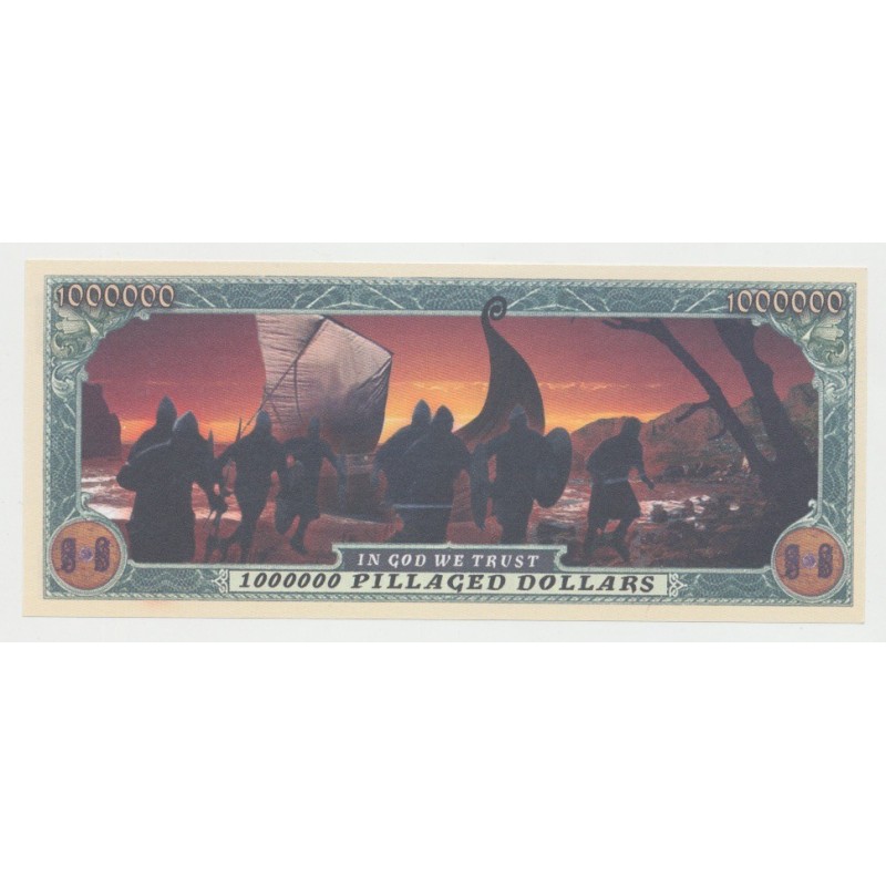 Billet Fantaisie - VIKINGS - 1 million dollar