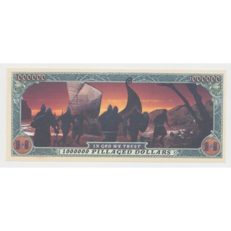 Billet Fantaisie - VIKINGS - 1 million dollar