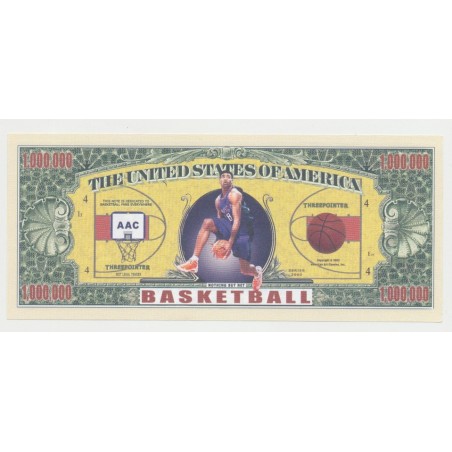 Billet Fantaisie - BASKET - 1 million dollar