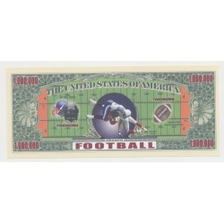 Billet Fantaisie - FOOTBALL US - 1 million dollar