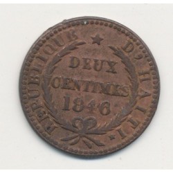 Haiti - 2 centimes - 1846 2