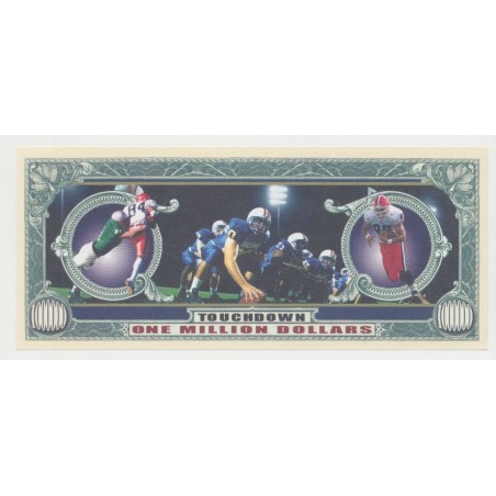 Billet Fantaisie - FOOTBALL US - 1 million dollar