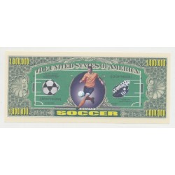 Billet Fantaisie - FOOTBALL - 1 million dollar
