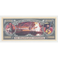 Billet Fantaisie - PIRATES - 1 million dollar 2