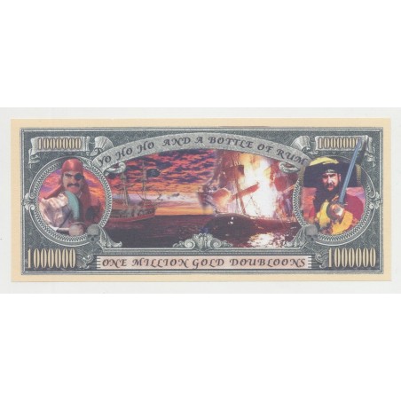 Billet Fantaisie - PIRATES - 1 million dollar