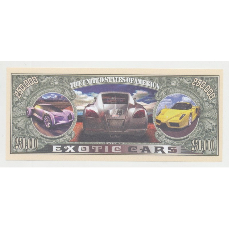 Billet Fantaisie - EXOTIC CARS - 250000 Dollars