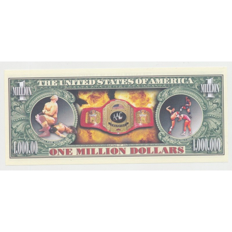 Billet Fantaisie - CATCH/WRESTLE 2002 - 1 million dollar