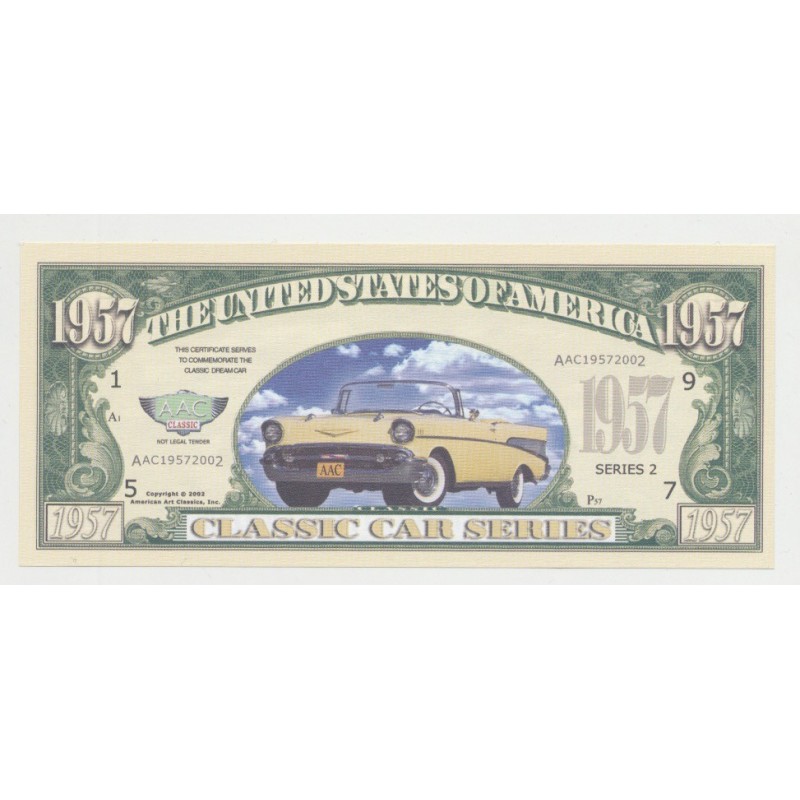 Billet Fantaisie - CLASSIC CAR SERIES 1957