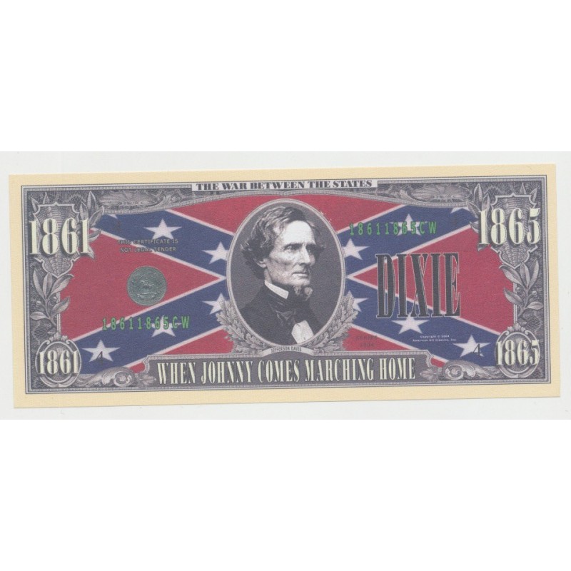 Billet Fantaisie - DIXIE