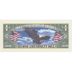 Billet Fantaisie - SECOND AMENDEMENT US - 1 million dollar 2