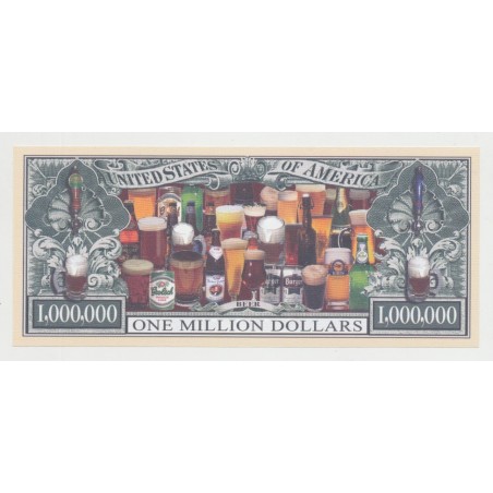 Billet Fantaisie - BEER/BIERES - 1 million dollar