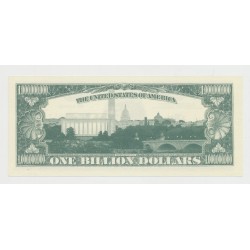 Billet Fantaisie - Statue de la liberté - 1 Billion dollar 2