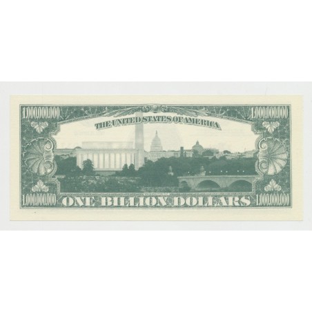 Billet Fantaisie - Statue de la liberté - 1 Billion dollar