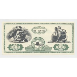 Billet publicitaire - 1000 Dollars Silver France