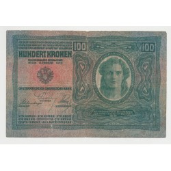 Billet publicitaire - 100 hundert krönen - autos UNIC 2