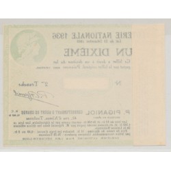 Billet Loterie nationale - 1 Dixieme 1936 2