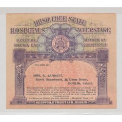 Billet Loterie - Irish free state - hospitals sweepstake