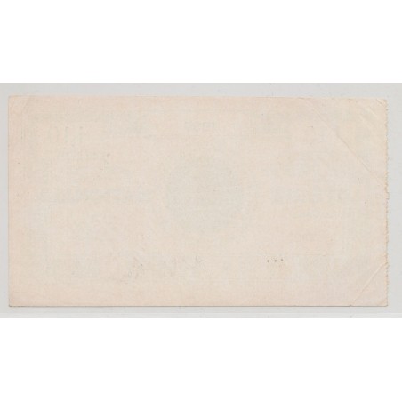 Billet Loterie nationale - 1/10 comptoir commercial des loteries Paris - 1939
