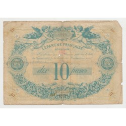 Dept 33 - 10 Francs 1930 - L'épargne Française BORDEAUX - B/TB 2