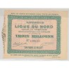 Billet Loterie du nord contre la tuberculose - billet 1 Franc