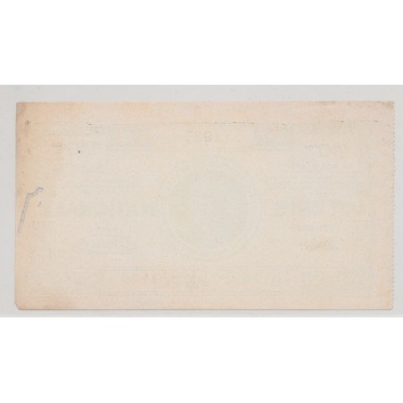 Billet Loterie nationale - 1/10e 1937 - comptoir commercial des loteries Paris