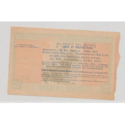 Billet Loterie nationale - Grand prix de Paris 1938 2