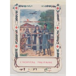 Carte L'hôpital militaire - les boches bombardent l'hopital 2