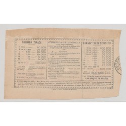 Billet Loterie de Nice - 1884 2