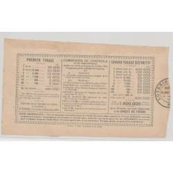 Billet Loterie de Nice - 1884 - Billet 1 Franc 2