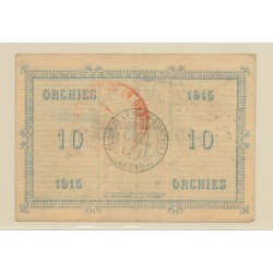 Dept59 - 10 Francs Orchies - 1915 - tb+/TTB 2