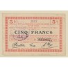 Dept59 - 5 Francs Oisy - 1917 - TTB