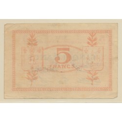 Dept59 - 5 Francs Oisy - 1917 - TTB 2