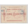 Dept59 - 5 Francs Proville - 1915 - TB+