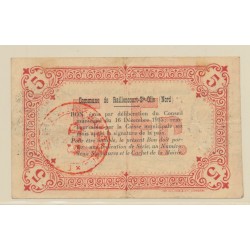 Dept59 - 5 Francs Raillencourt - 1915 - TTB 2