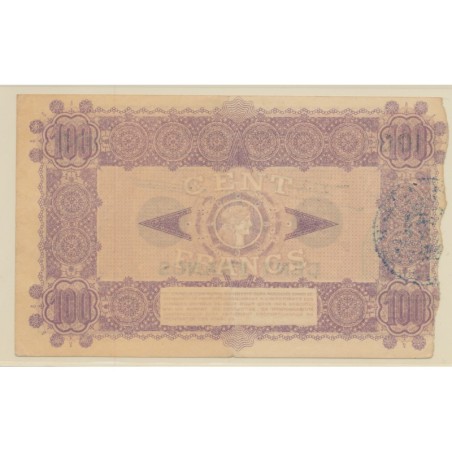 Dept59 - 100 Francs valenciennes 1917 - TTB