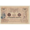 Dept59 - 50 Francs valenciennes 1916 - TTB+/SUP