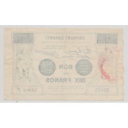 Dept59 - 10 Francs valenciennes 1914 - TTB 2