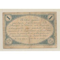 Dept 16 - 1 Franc Angoulême - 1915 - 3e série - TB+ 2