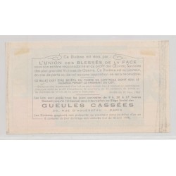 Billet Loterie nationale - Les gueules cassés - 1968 2