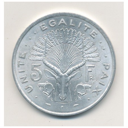 Djibouti - 5 Francs - 1977