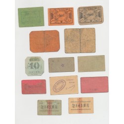 Lot 13 Billets nécessites - en carton 2