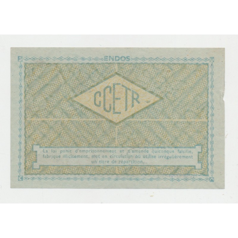 Billets 5 Kilos acier ordinaire - 1948 - TTB+