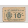Dept31 - Billet carton 10 centimes- L'isle en dodon et canton - TB+